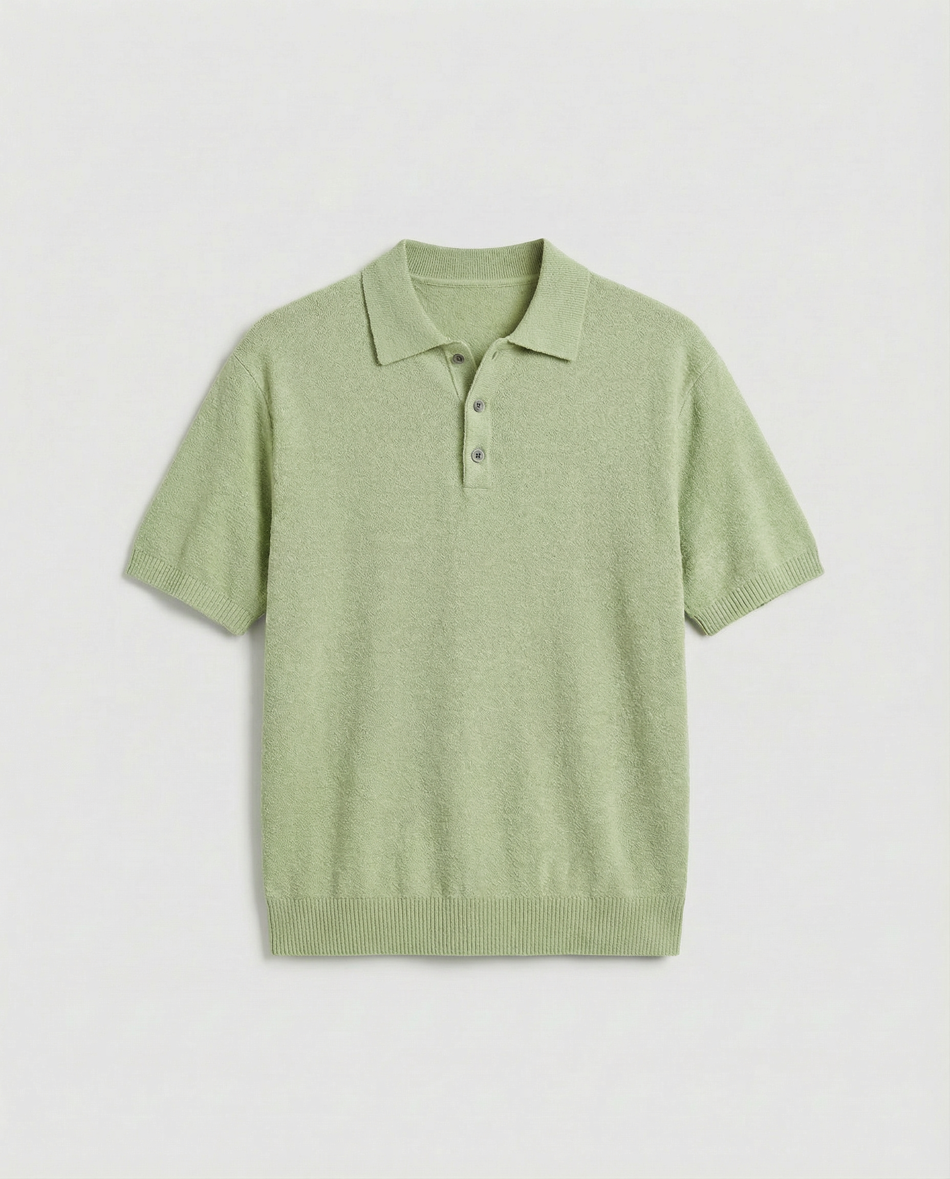 Knitted Polo (Mint)